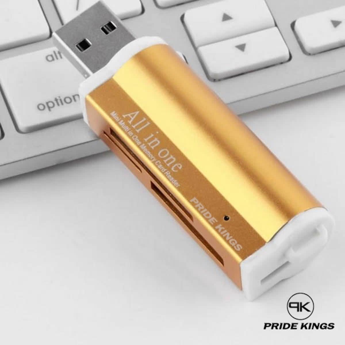 Multifunctionele usb 2.0 geheugenkaartlezer (2 stuks) | Pride Kings®